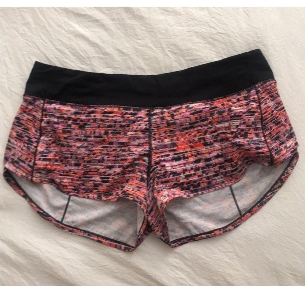 Multi color lululemon shorts NWOT